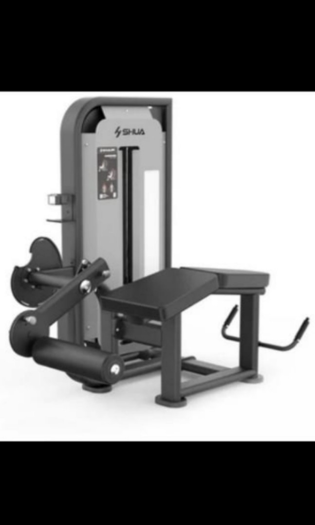 Prone Hamstring Machine Prone Hamstring Curl Machine, Sports Equipment, Exercise & Fitness ...