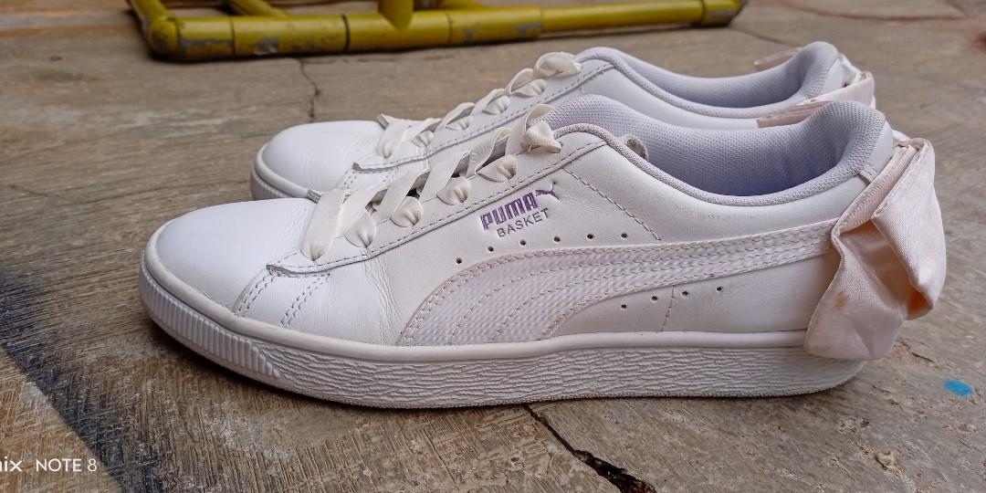 Puma basket 2025 satin bow