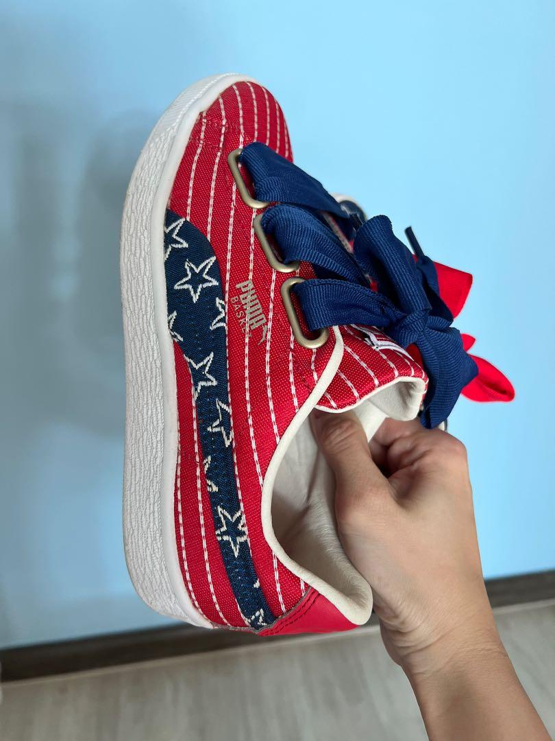 Puma on sale heart sneakers
