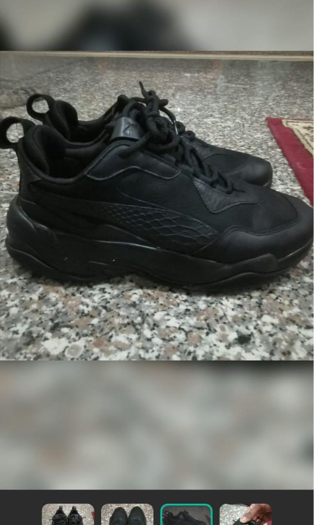 Puma thunder desert triple black clearance