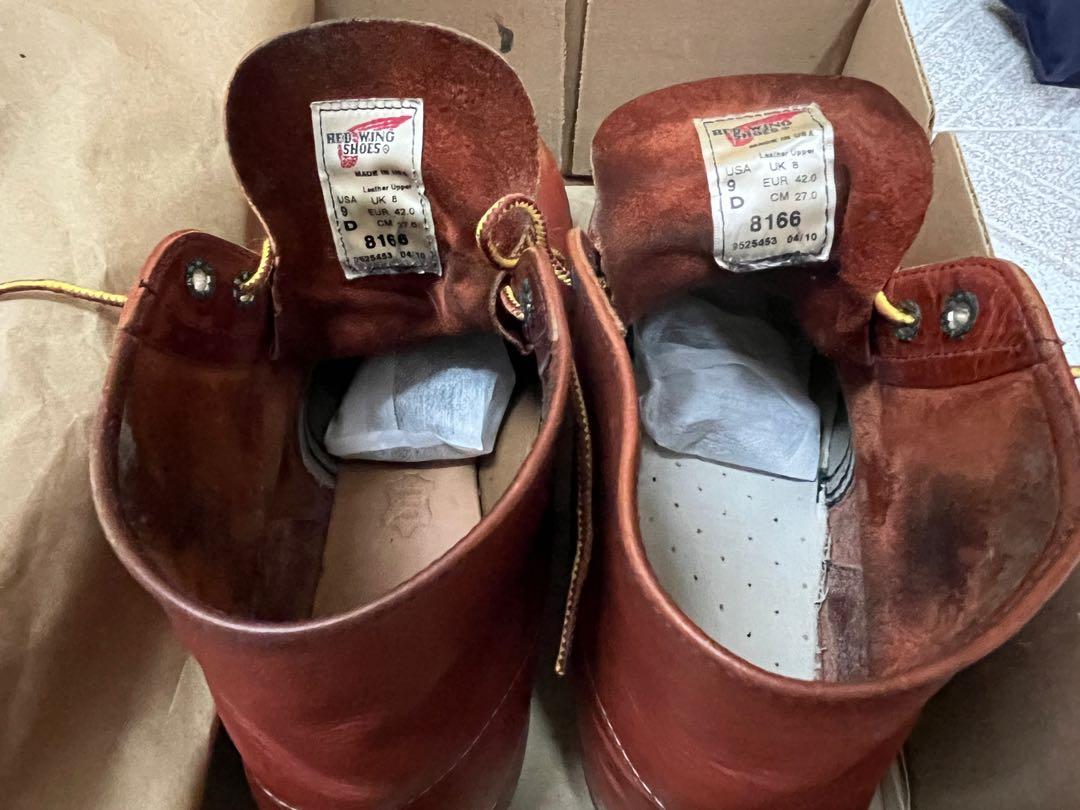 Red Wing 8166 US 9 UK 8 EUR 42, 男裝, 鞋, 靴- Carousell