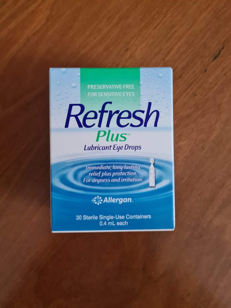 Refresh Plus Eye Drops, Beauty & Personal Care, Vision Care on Carousell