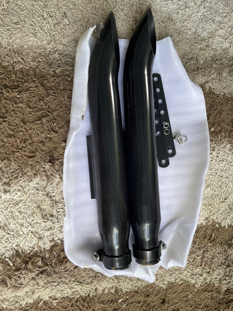 cafe racer exhaust pipe