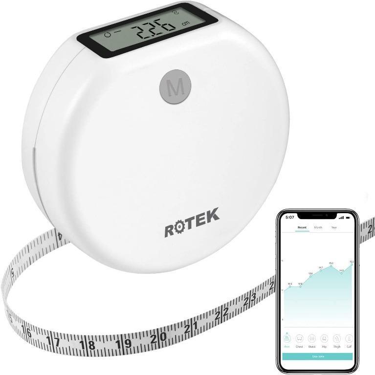 Retractable Digital Smart Body Tape Measure with App Portable 150cm  Bluetooth LED Electronic Health Test
