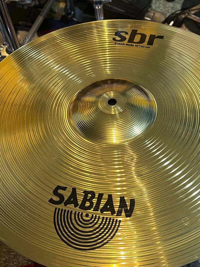 Sabian sbr crash ride 18 deals