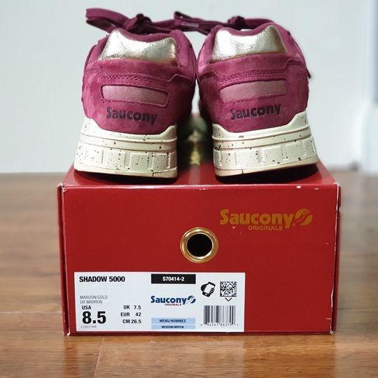 Saucony shadow discount 5000 maroon gold