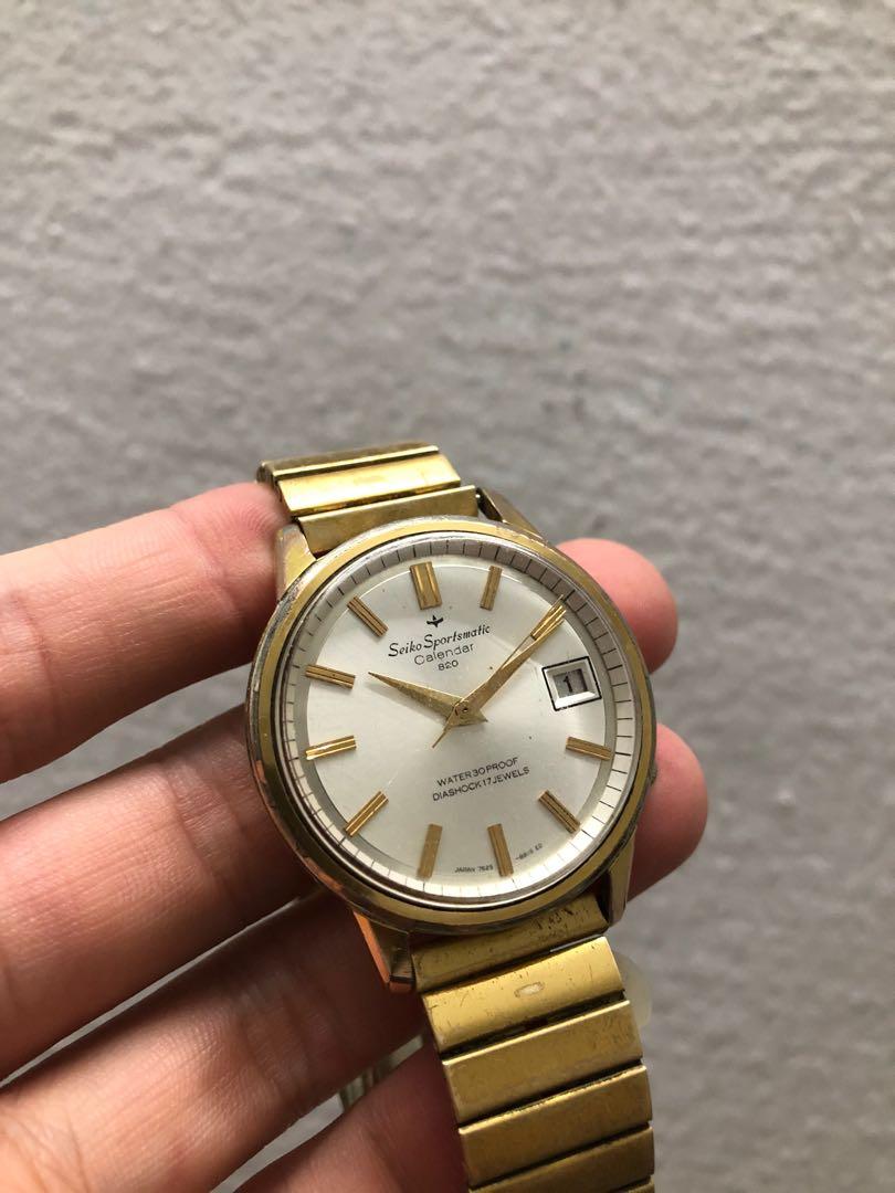 Seiko sportsmatic 820 outlet