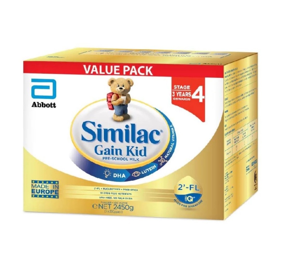 Similac Gain Kid Stage 4 2.45kg value box Free Courier Babies
