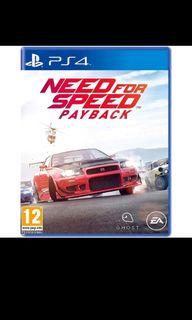 SELLING CHEAP!!! EXCELLENT CONDITION PLAYSTATION 4 (PS4) NEED FOR SPEED: PAYBACK (NFS: PAYBACK) GAME FOR JUST ONLY $22!!! (NEW PRICE REVISED TODAY, 3 JUN 22)!!!  + FREE DELIVERY* TO YOUR DOORSTEPS!!!