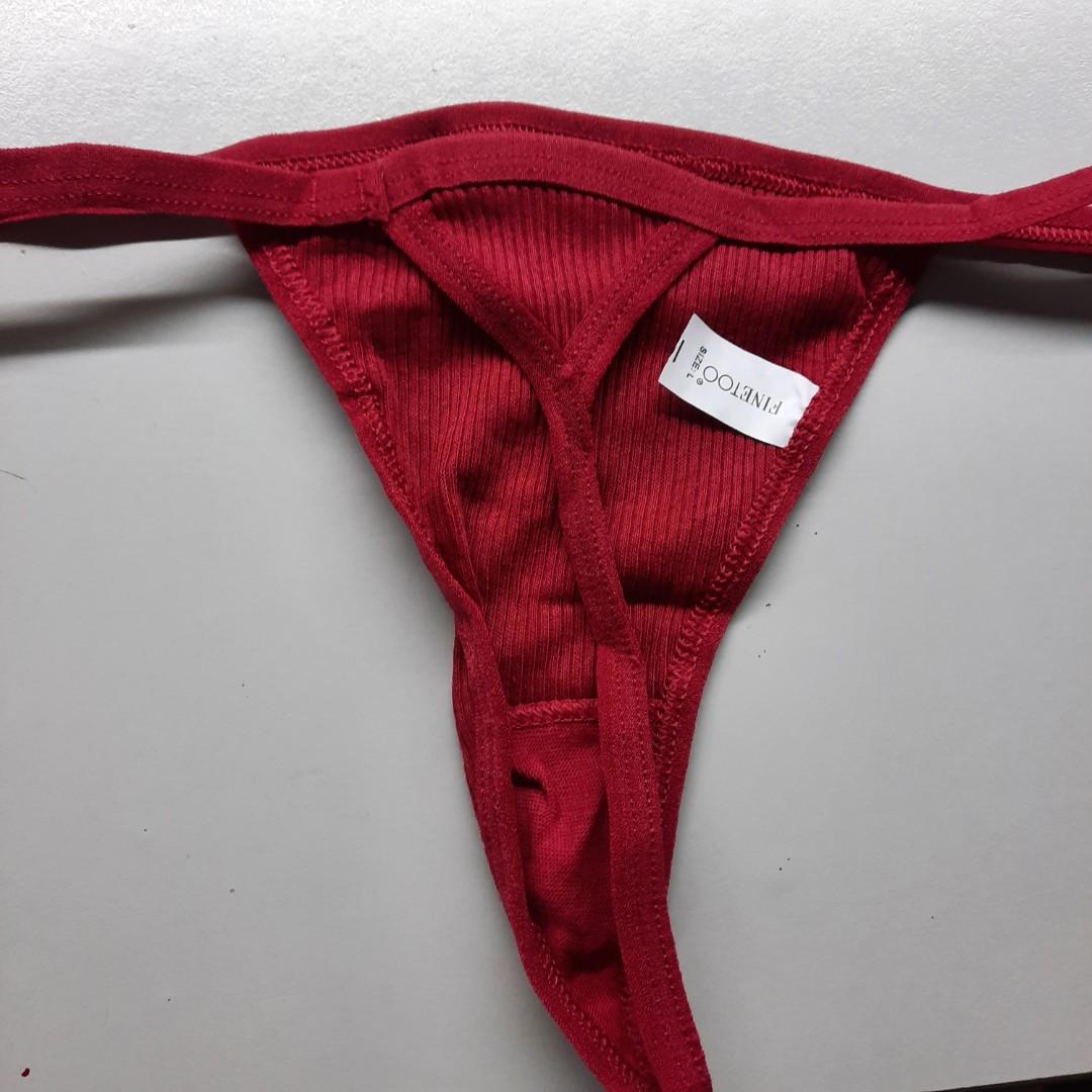 Sexy G String Thong Panties Cotton Womens Underwear Girls Female Lingerie Wine Red Womens 7223