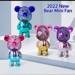 [SG Ready Stock] Portable Small Bear Fan (rechargeable)