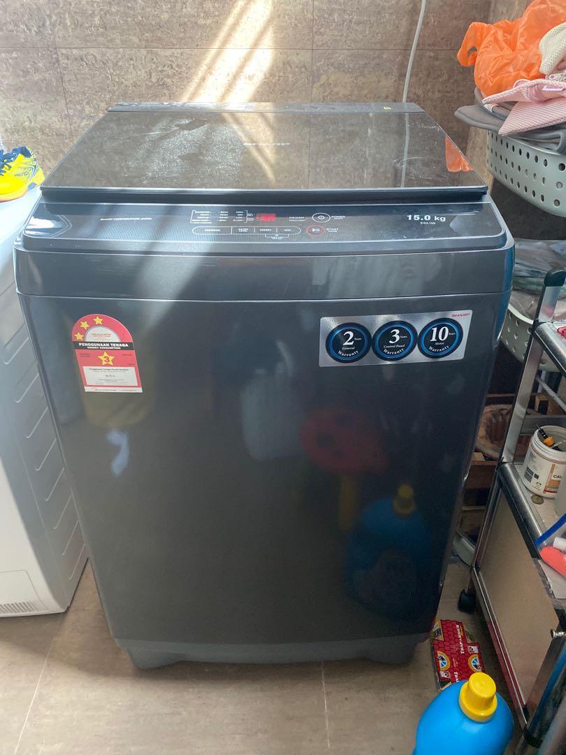 Sharp ESX159 15Kg Full Auto Washing Machine ESX159, TV & Home