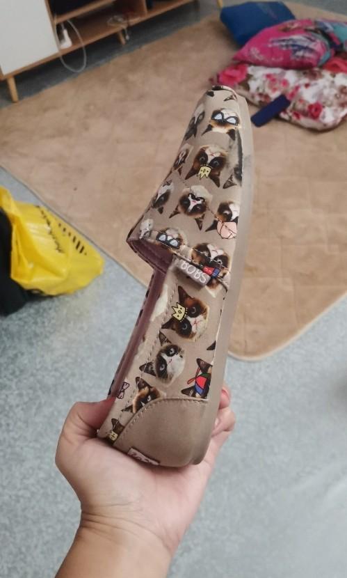 Skechers BOBS Grumpy Cat Women s Fashion Footwear Loafers on