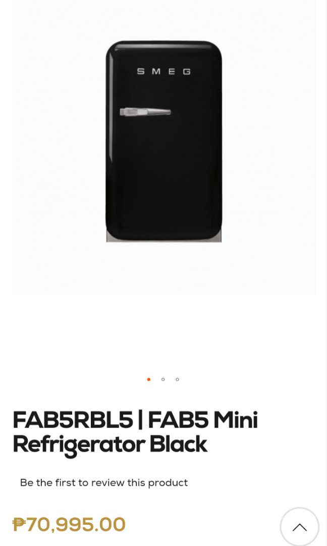 SMEG FAB5 Mini Fridge, TV & Home Appliances, Kitchen Appliances