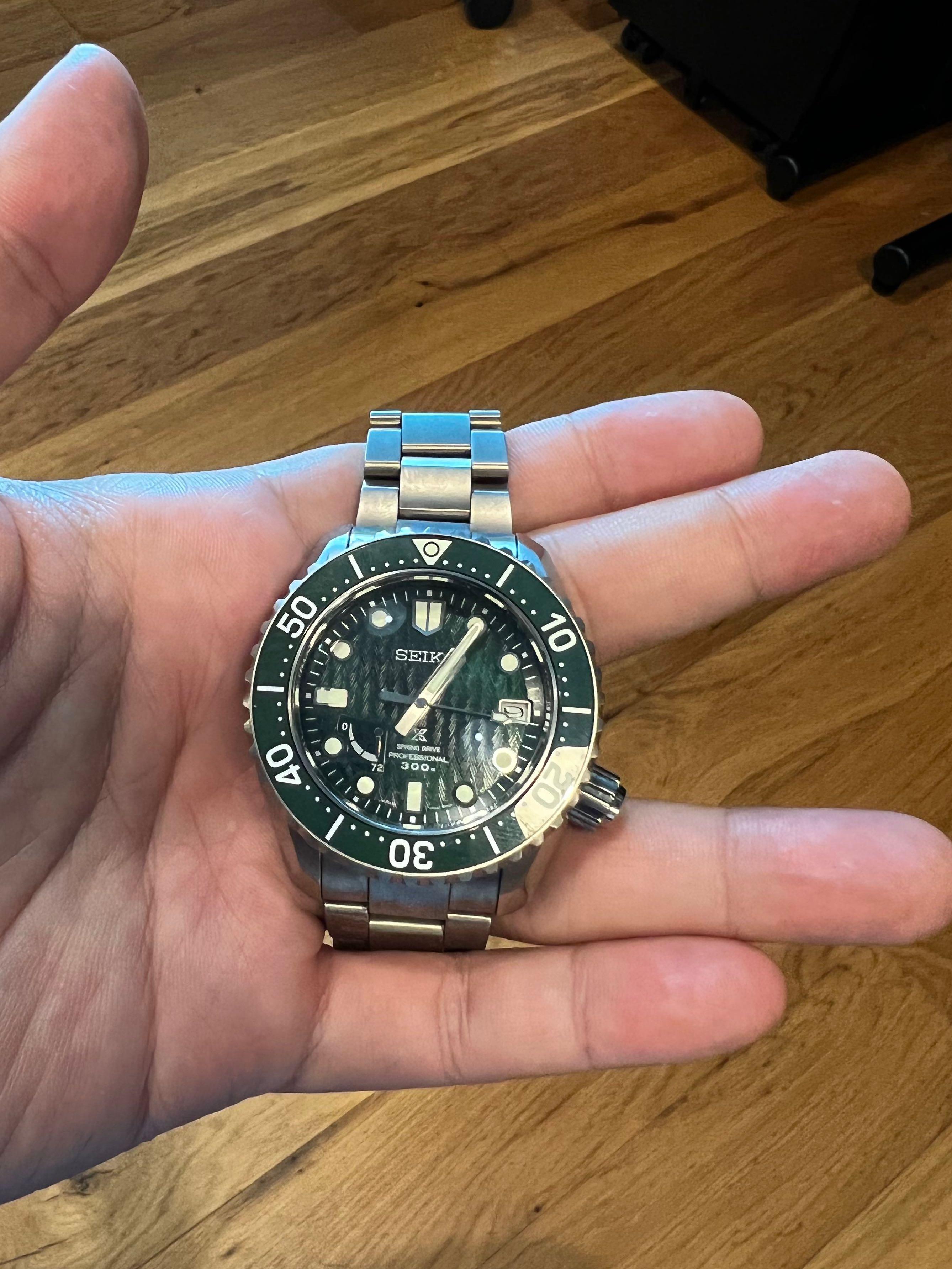 SNR045 Seiko Prospex LX Green Limited Edition, Luxury, Watches on Carousell