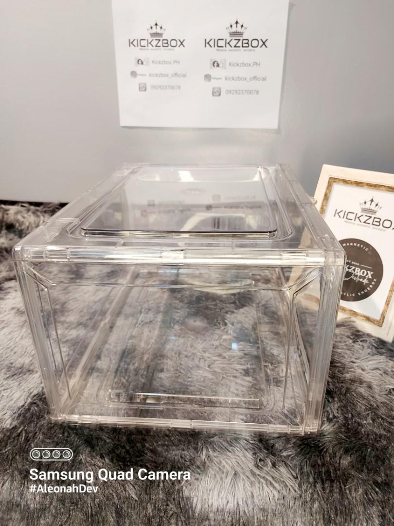 Acrylic shoe discount boxes wholesale