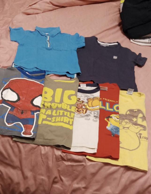 Take all Kids shirt (Category: Babies & Kids Fashion) located in Marikina City. Submitted by dadiferds (Listing ID 1157513857, Image 1). Description: Take all kids shirt for ages 2-3 yo. taking care of the items. good condition..