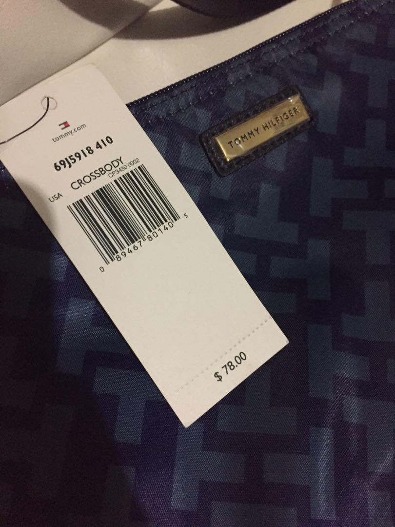 Tommy Hilfiger Crossbody Bag (Category: Cross-body Bags) located in Quezon City. Submitted by bwre_ (Listing ID 1157591578, Image 2). Description: Still with tags and never been used Bought for $78 in the US RFS: Need funds.