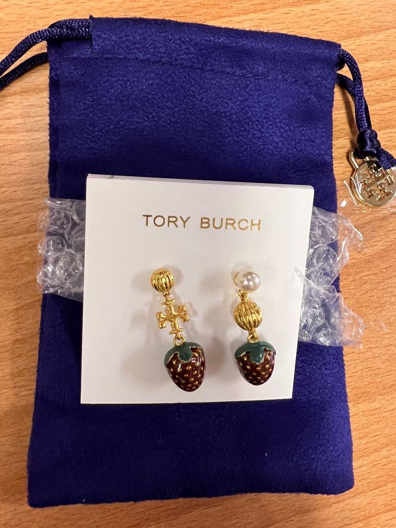 Tory Burch Earrings, 名牌, 飾物及配件- Carousell