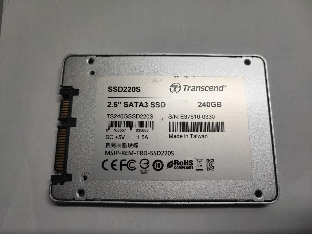 Transcend SSD 240GB TS240GSSD220S - 内蔵型SSD