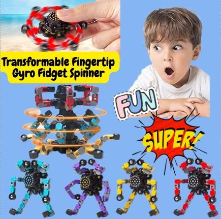 Transformable Fingertip Gyro Fidget Spinner Hobbies Toys Toys