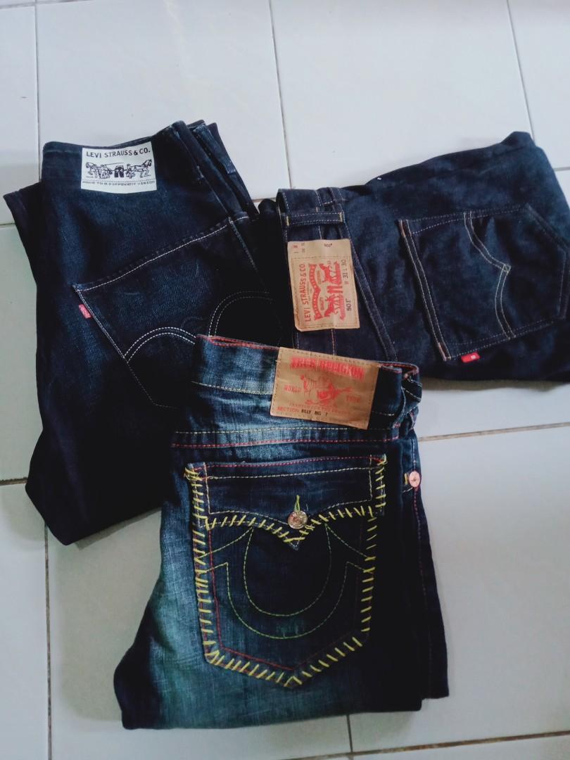 True religion.🔥🔥🔥, Fesyen Pria, Pakaian 
