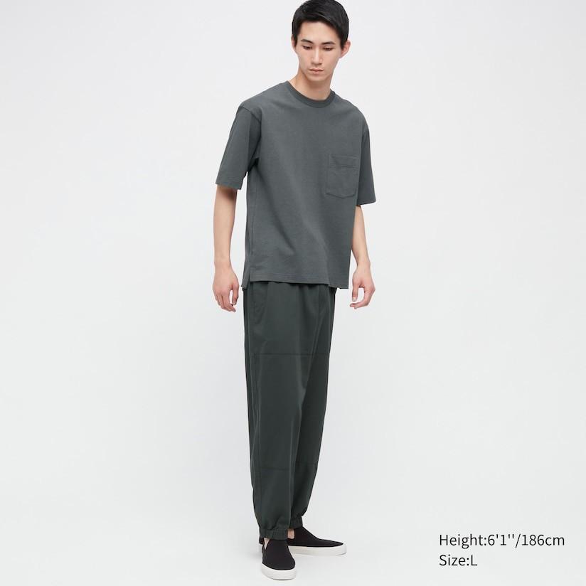 Uniqlo oversized crew neck tshirt (M) (Category: Tshirts & Polo Shirts ) located in Quezon City. Submitted by branded.preloved.decluttering (Listing ID 1157525379, Image 3). Description: medium on tag.