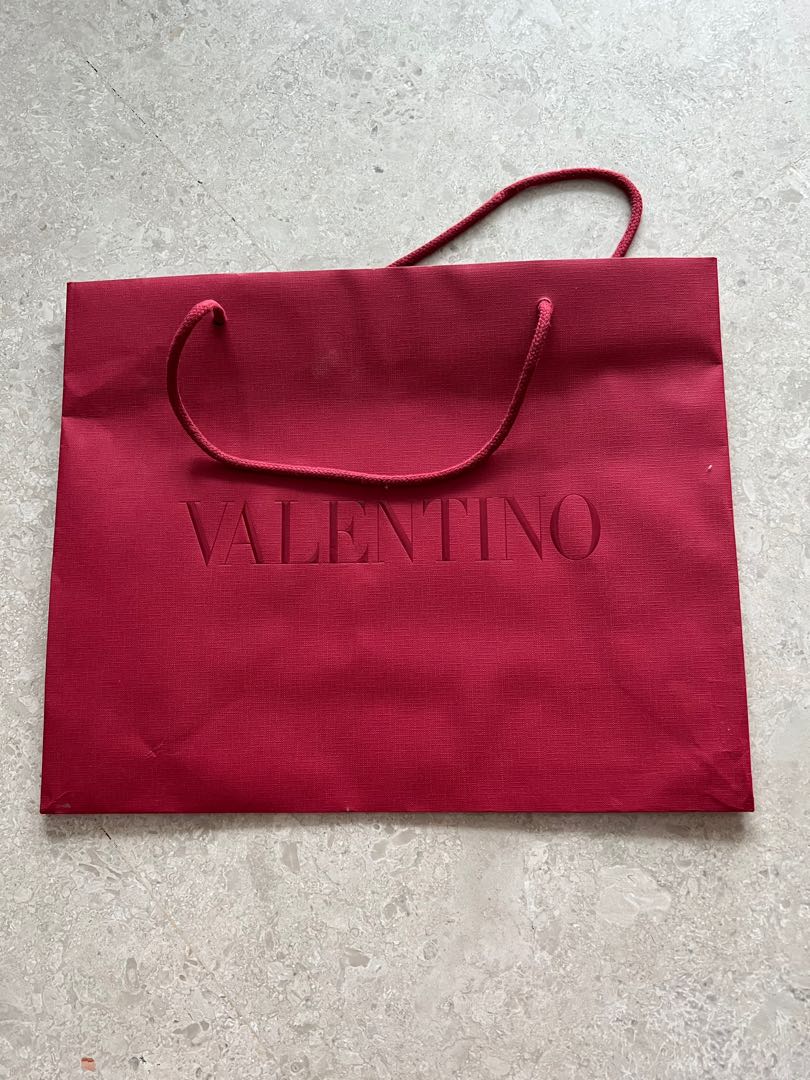 Valentino Paper Bag, Luxury, Accessories on Carousell