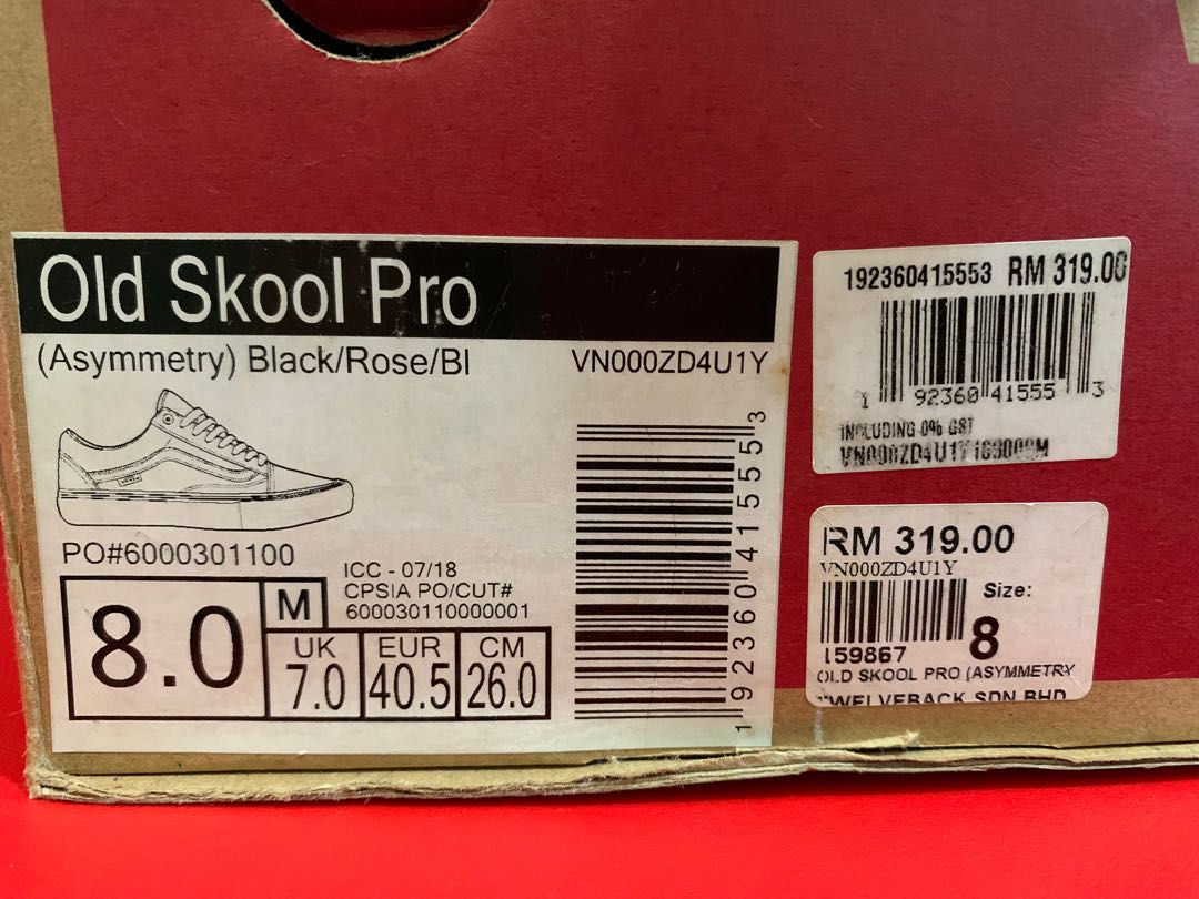 Vans old skool pro asymmetry hot sale