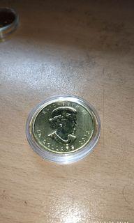 Various year maple 1oz gold coin