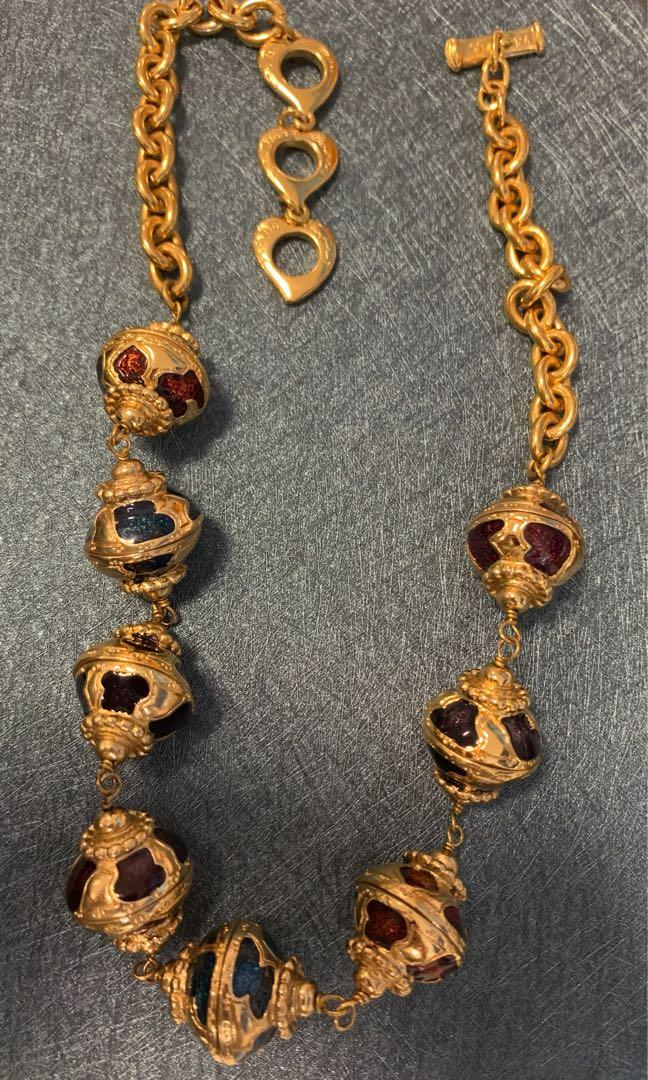 Yves saint laurent vintage necklace store