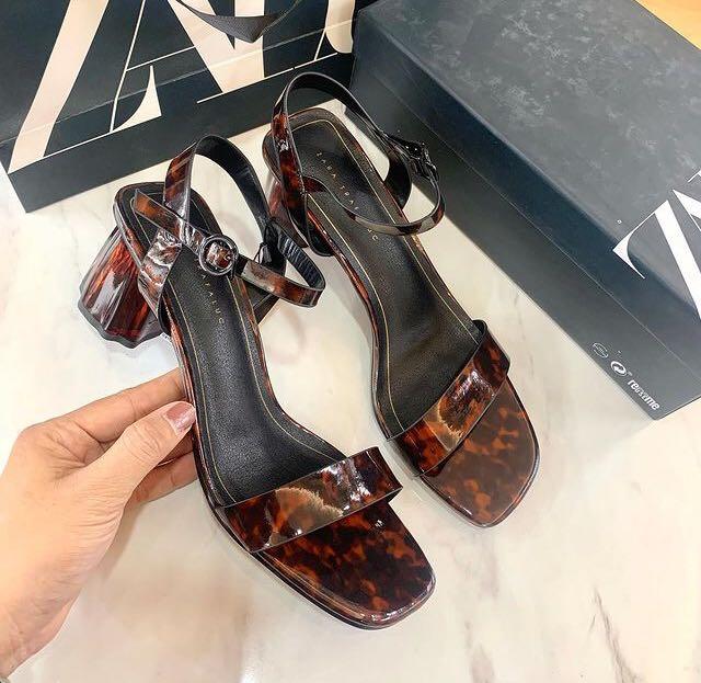 Zara Leopard Heels Olshop Fashion Olshop Wanita di Carousell