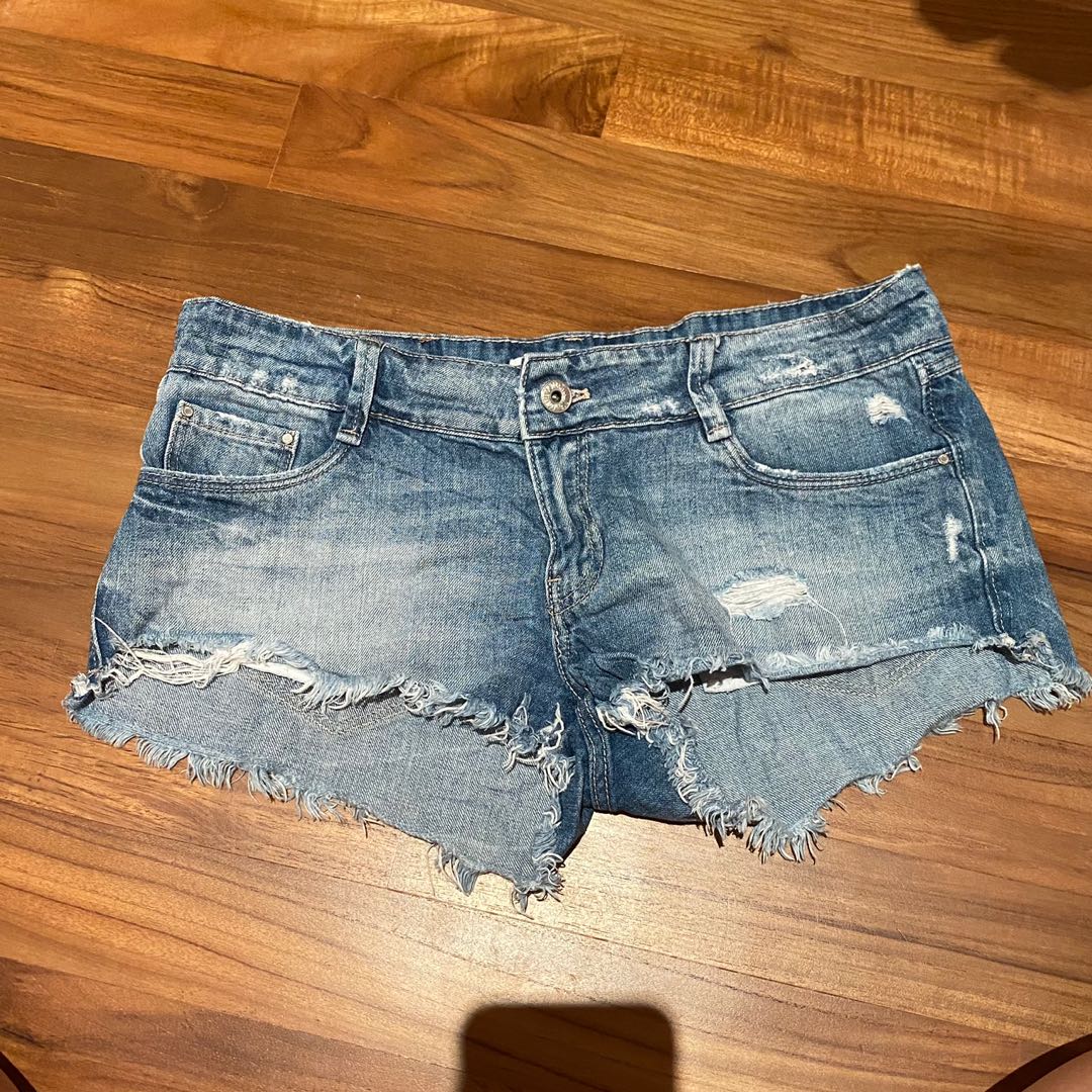 Zara TRF Denim Shorts, Women's Fashion 