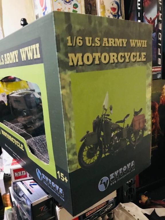 ZY Toys - 1/6 Accessories - U.S. Army WWII Motorcycle [Re-stocked]