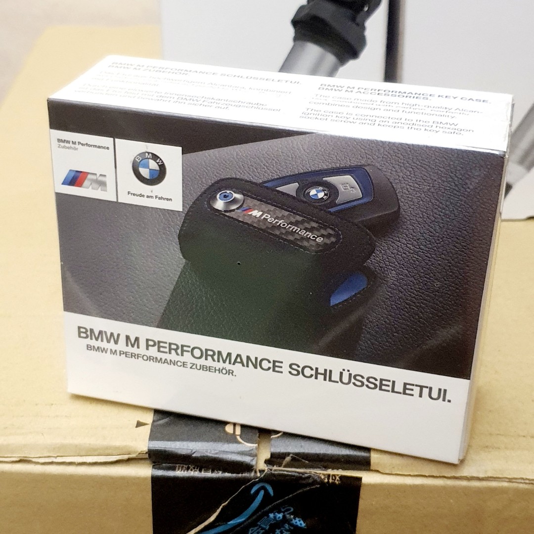 100% Original BMW M Performance Carbon/Alcantara Key Fob Case Protection  Holder (for F10/F20/F30/F32/F36/F80/F82/M3/M4/M5) Genuine 82292355518, Auto  Accessories on Carousell