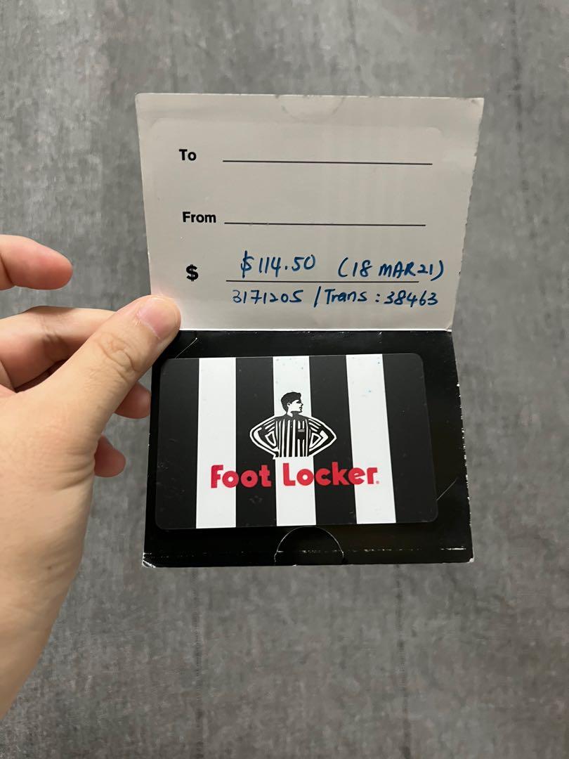 $114.50 Foot Locker Gift Card, Tickets & Vouchers, Store ...