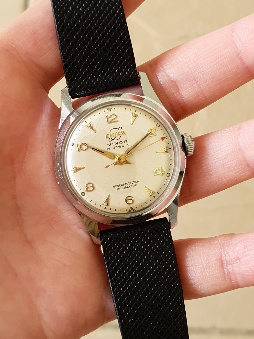 1950s Enicar Minor 17 Jewels vintage rare watch