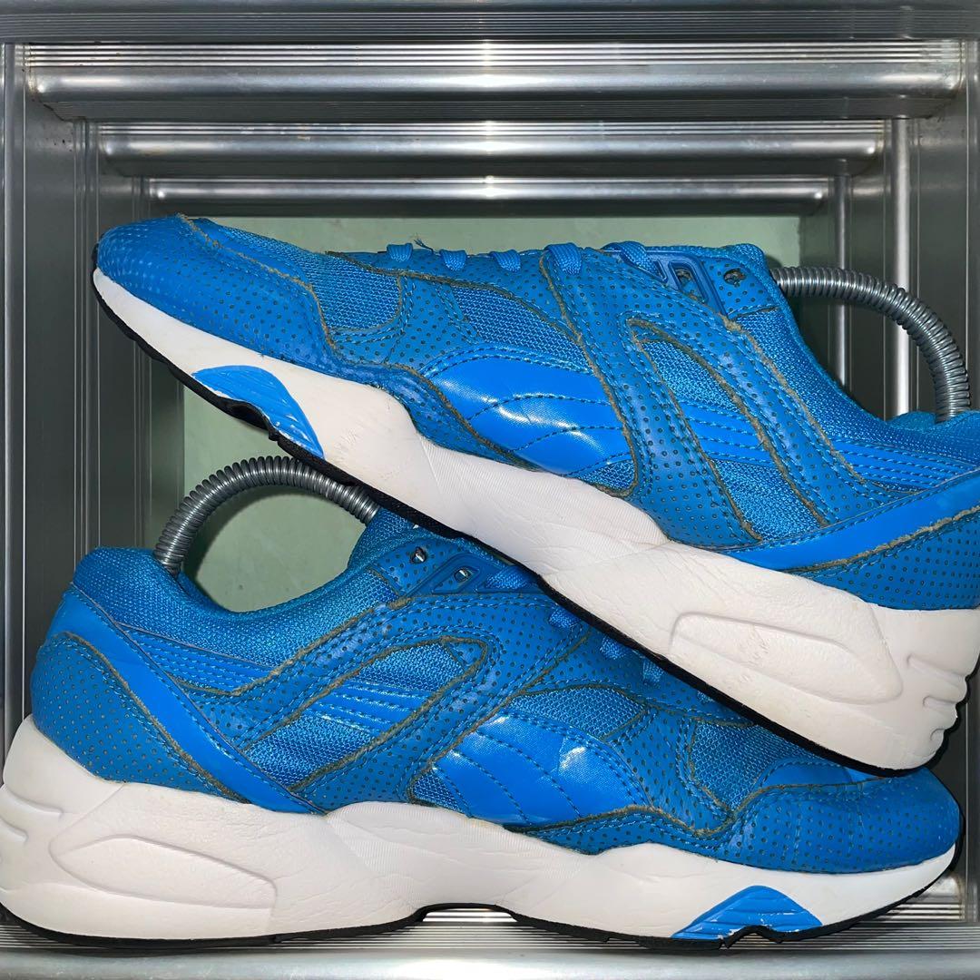 7UK Puma Trinomic Blue Men s Fashion Footwear Sneakers on Carousell