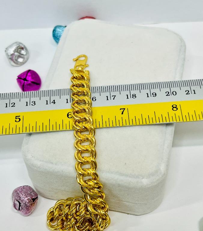 916 (22K) Gold Anklet (Y2047), Women's Fashion, Jewelry