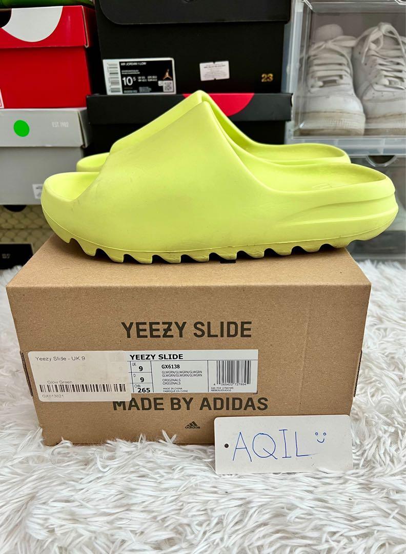 Yeezy Slide Green Glow 26.5メンズ - stratfordtelecoms.com