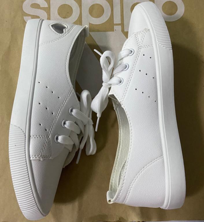 White printed clearance sneakers