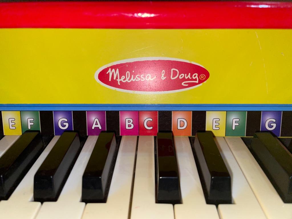 Melissa and doug piano best sale key chart