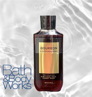 BATH & BODY WORKS BOURBON 3-in-1 Hair, Face & Body Wash 10 fl oz / 295 mL