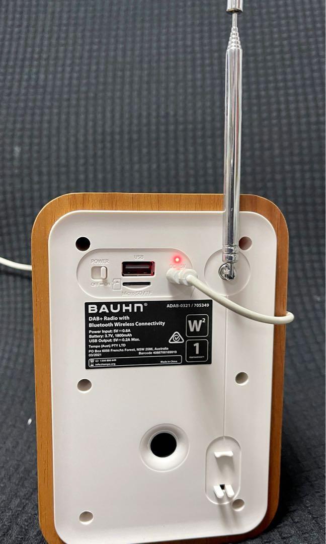 Bauhn DAB+ Radio with Bluetooth Wireless Connectivity ( ADAB0321) DAB+ and FM Radio Digital