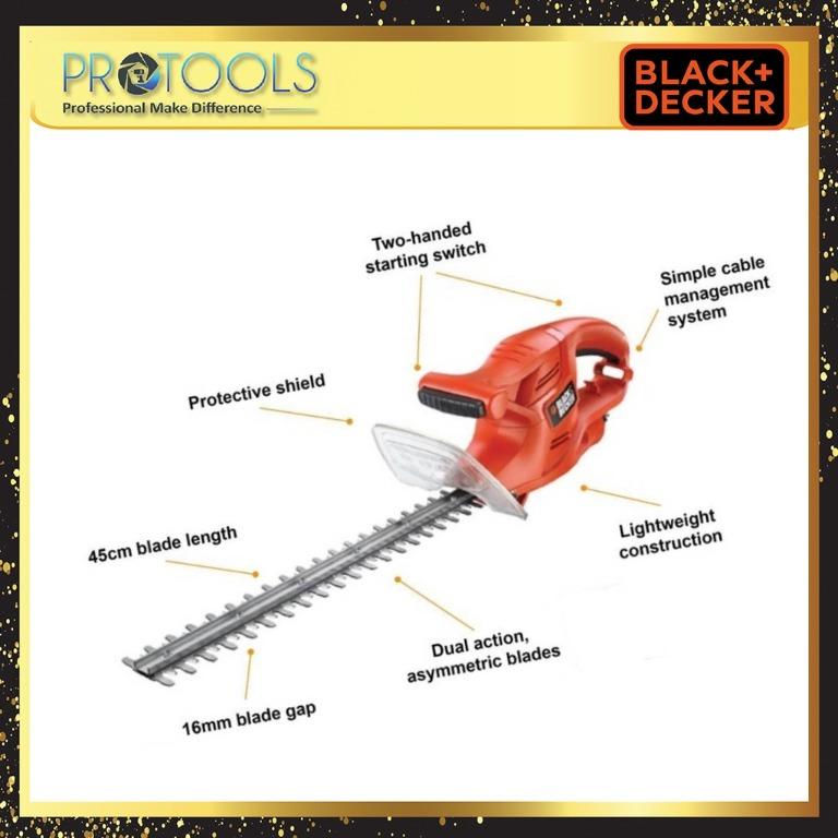 BLACK DECKER GT4245 B1 420W HEDGE TRIMMER
