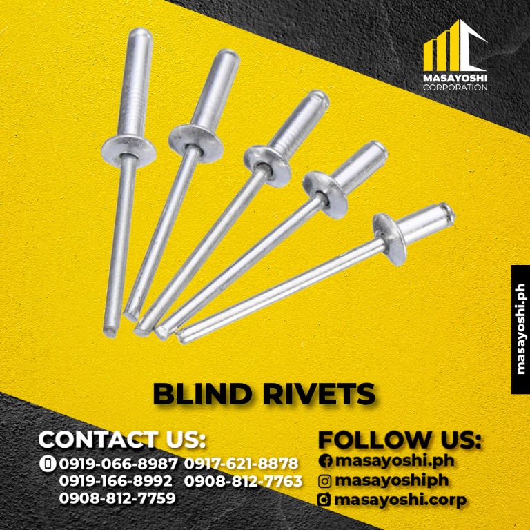 Blind Rivets Blind Riveting Rivets Flat Domed Head Blind Pop