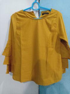 Blouse mustard