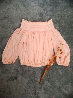 Blouse sabrina peach