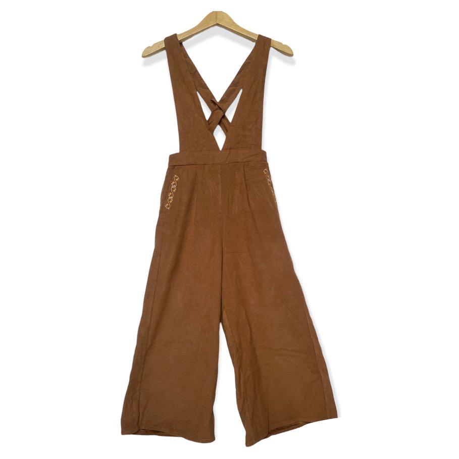 Brown Jumpsuit, Fesyen Wanita, Pakaian 