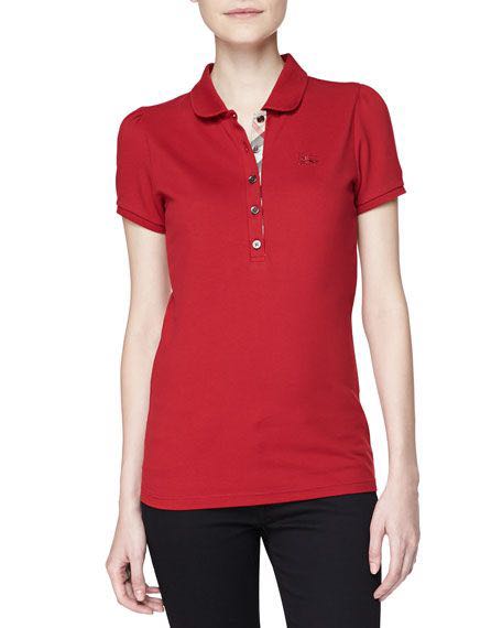 Burberry women's polo shirts sales